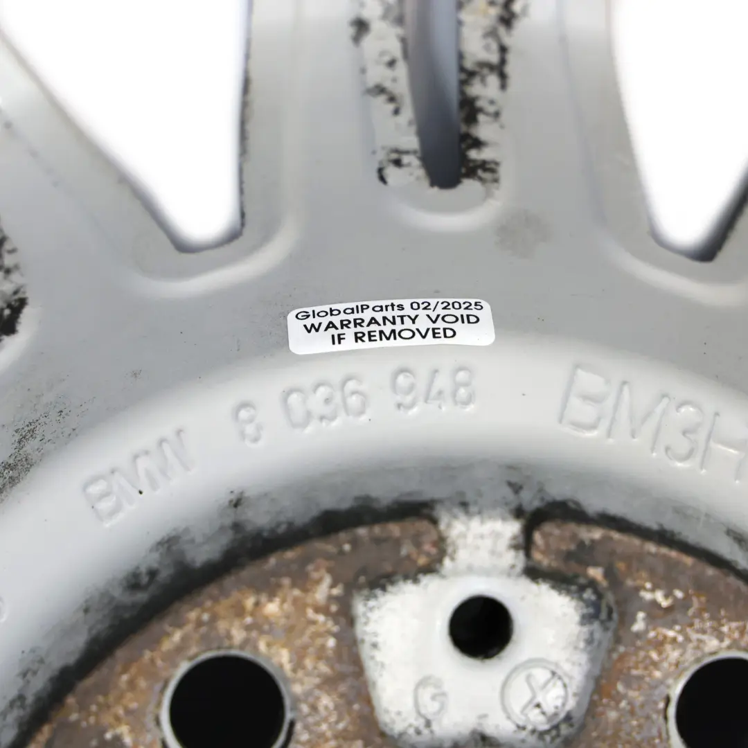 Front Grau Leichtmetallfelge 19" 8,5J ET:18 M Doppelspeiche 172 für BMW E60 E61 mit Teilenummer 8036948 BMW E60 E61 Front Grau Leichtmetallfelge 19" 8,5J ET:18 M Doppelspeiche 172 - SKU 8036948-5 - Teilenummer 8036948