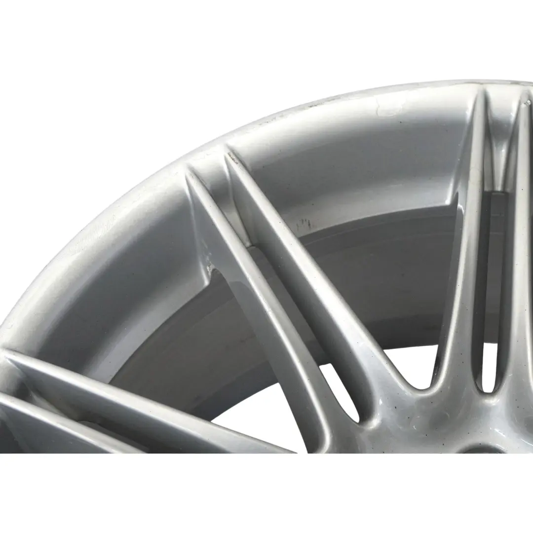 BMW E90 E91 E92 E93 Silver Rear Wheel Alloy Rim 19" 9J ET:39 M Double Spoke 225 - SKU 8037142 - Part number 8037142