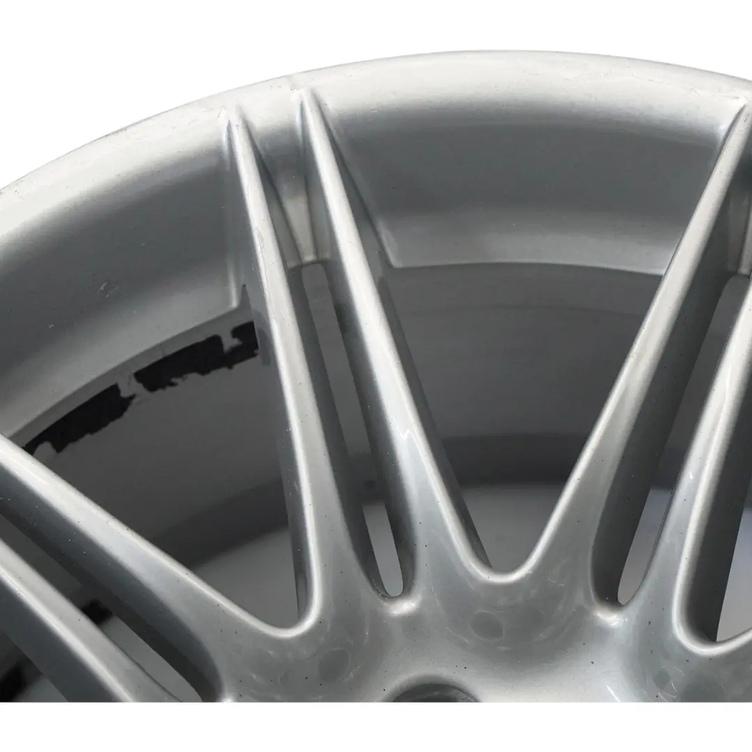 BMW E90 E91 E92 E93 Silver Rear Wheel Alloy Rim 19" 9J ET:39 M Double Spoke 225 - SKU 8037142 - Part number 8037142