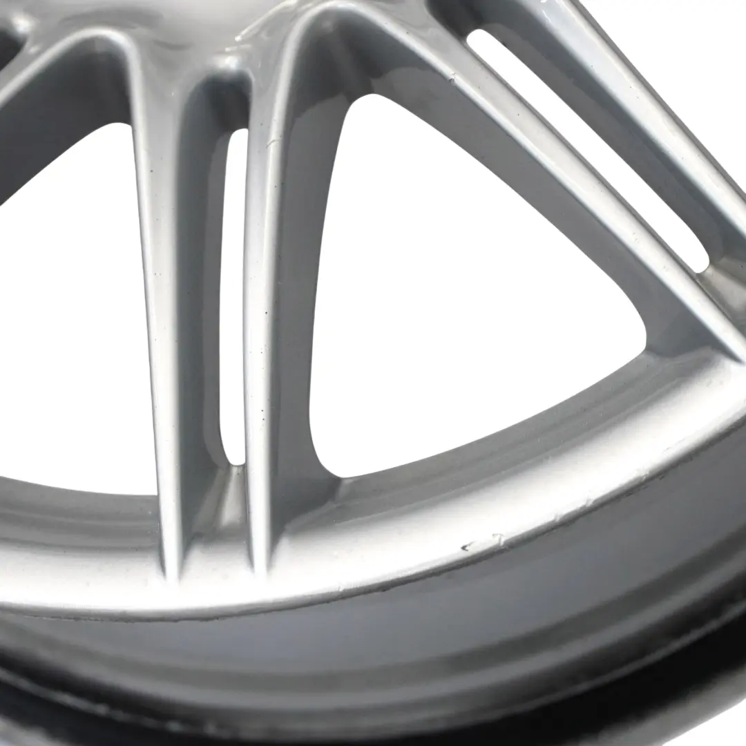 BMW E90 E91 E92 E93 Silver Rear Wheel Alloy Rim 19" 9J ET:39 M Double Spoke 225 - SKU 8037142 - Part number 8037142