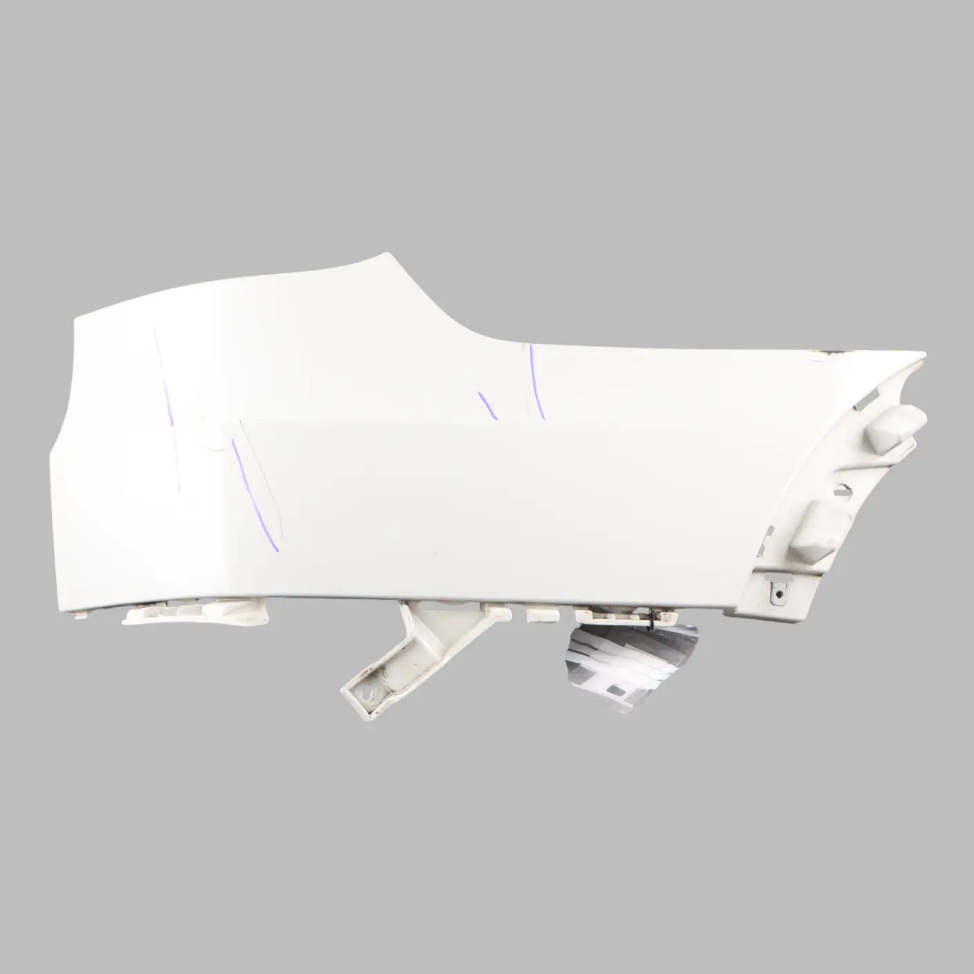 Rear Bumper BMW X5 E70 M Sport Right O/S Lateral Trim Panel Alpine White - 300
