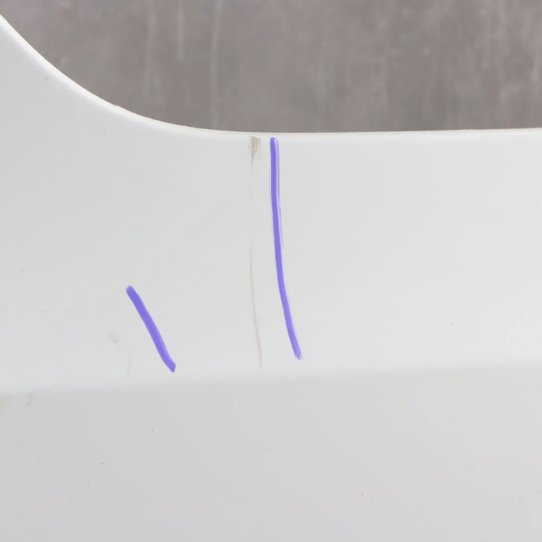 Rear Bumper BMW X5 E70 M Sport Right O/S Lateral Trim Panel Alpine White - 300 - SKU 8037282-AW - Part number 8037282