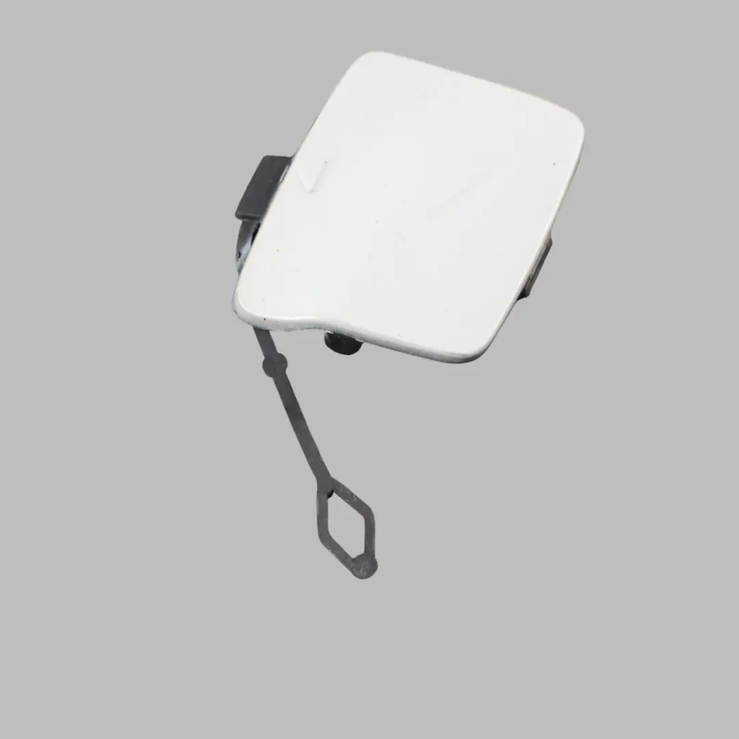 Bumper Flap Towing Eye Cap Flap Right O/S Alpinweiss White - 300 to BMW X5 E70 Rear with Part number 8038282 BMW X5 E70 Rear Bumper Flap Towing Eye Cap Flap Right O/S Alpinweiss White - 300 - SKU 8038282-AW - Part number 8038282