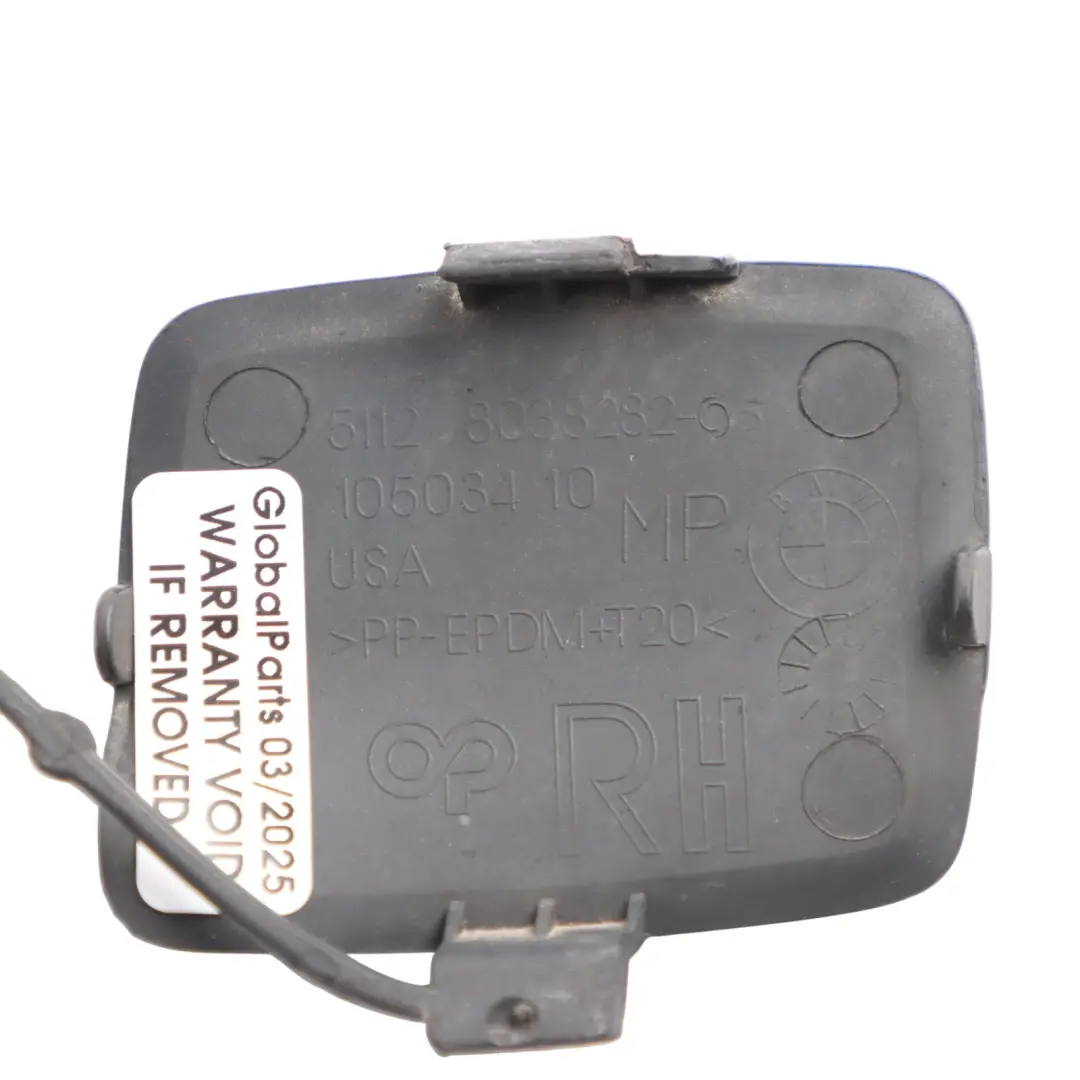 BMW X5 E70 Cache-Bouchon De Pare-Chocs Arrière Droit Noir Saphir - 475 - SKU 8038282-BS - Numéro de pièce 8038282