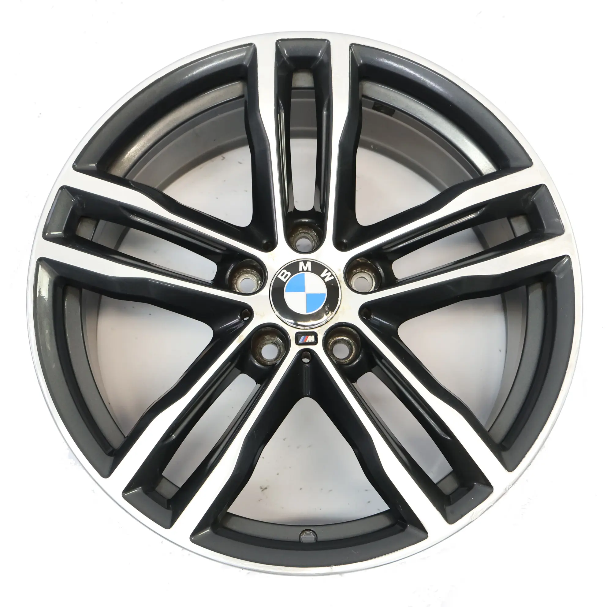 BMW F30 F31 Rear Grey Alloy Wheel Rim 19" ET:47 8,5J M Double Spoke 704M 8043651