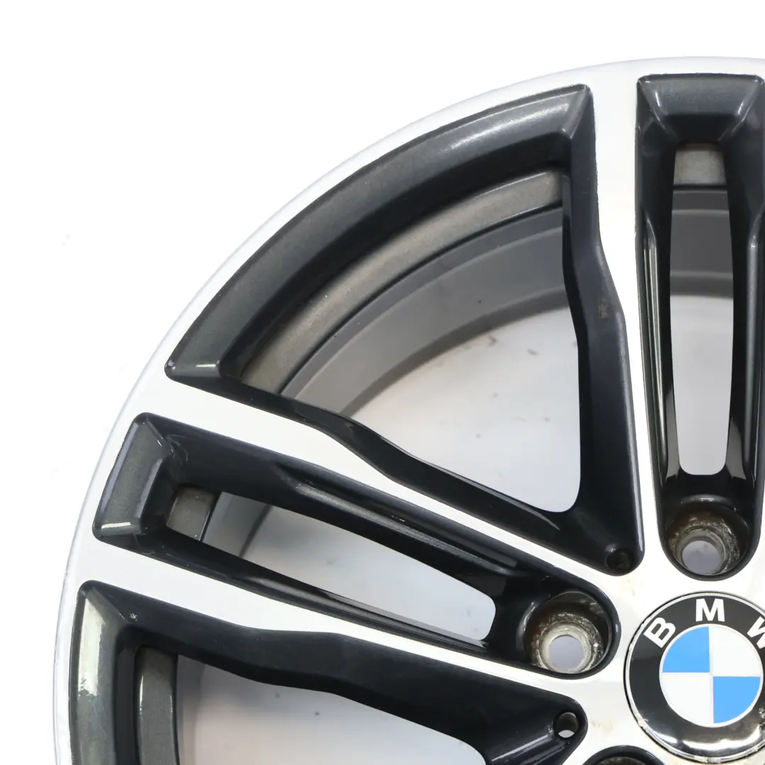BMW F30 F31 Jante arrière alliage gris 19" ET:47 8,5J M Double Spoke - SKU 8043651-2 - Numéro de pièce 8043651