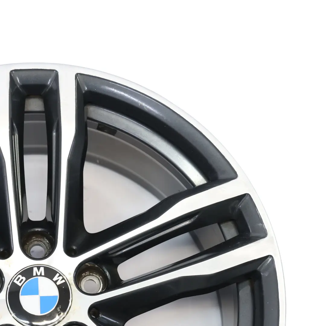 BMW F30 F31 Rear Grey Alloy Wheel Rim 19" ET:47 8,5J M Double Spoke 704M - SKU 8043651-2 - Part number 8043651