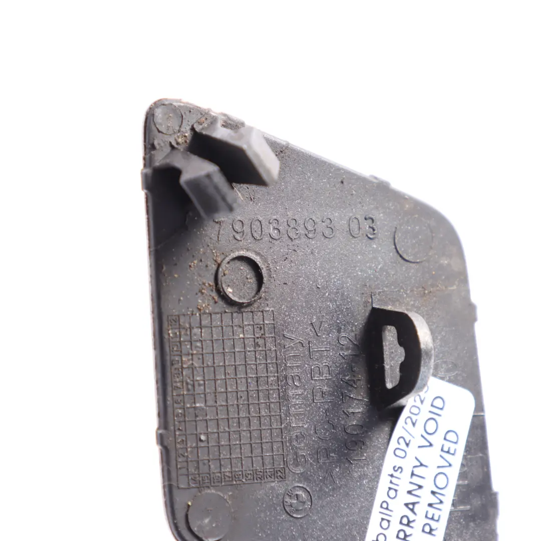 Towing Eye Hook Cover BMW F10 F11 Front Bumper Cap Glacier Silver - A83 to with Part number 8048681 Towing Eye Hook Cover BMW F10 F11 Front Bumper Cap Glacier Silver - A83 - SKU 8048681-GSB - Part number 8048681