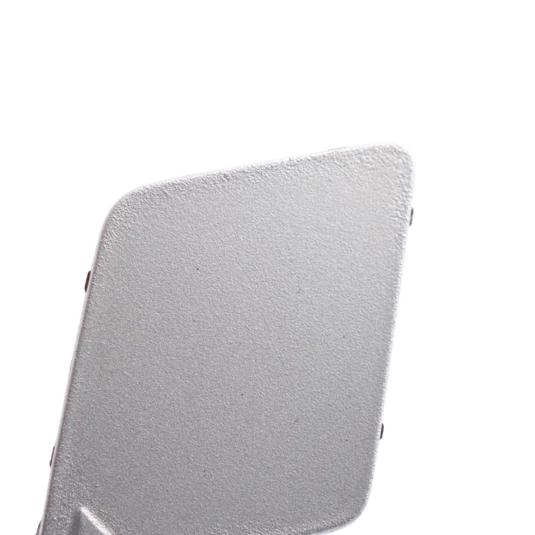 Towing Eye Hook Cover BMW F10 F11 Front Bumper Cap Glacier Silver - A83 to with Part number 8048681 Towing Eye Hook Cover BMW F10 F11 Front Bumper Cap Glacier Silver - A83 - SKU 8048681-GSB - Part number 8048681