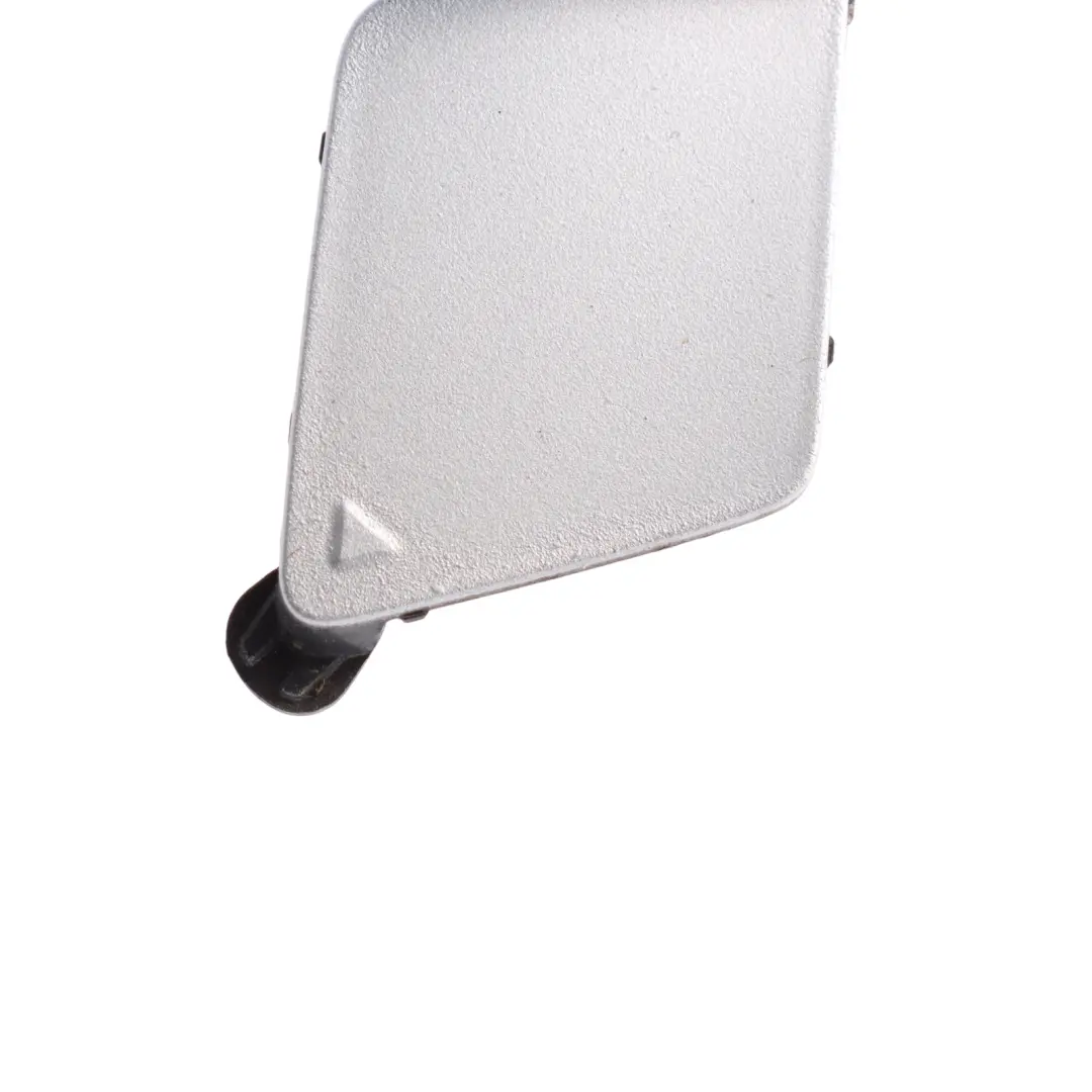 Towing Eye Hook Cover BMW F10 F11 Front Bumper Cap Glacier Silver - A83 to with Part number 8048681 Towing Eye Hook Cover BMW F10 F11 Front Bumper Cap Glacier Silver - A83 - SKU 8048681-GSB - Part number 8048681