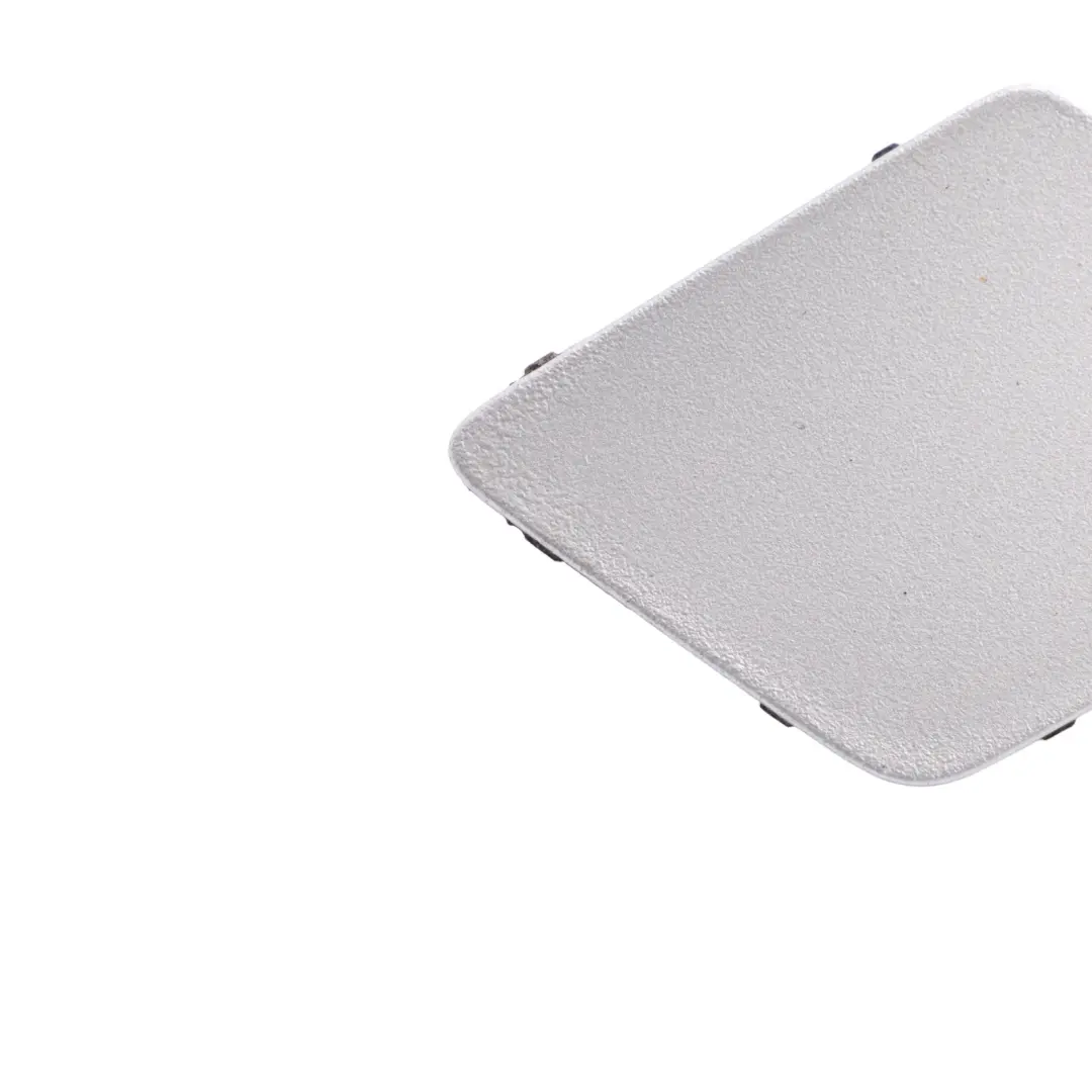 Towing Eye Hook Cover BMW F10 F11 Front Bumper Cap Glacier Silver - A83 to with Part number 8048681 Towing Eye Hook Cover BMW F10 F11 Front Bumper Cap Glacier Silver - A83 - SKU 8048681-GSB - Part number 8048681