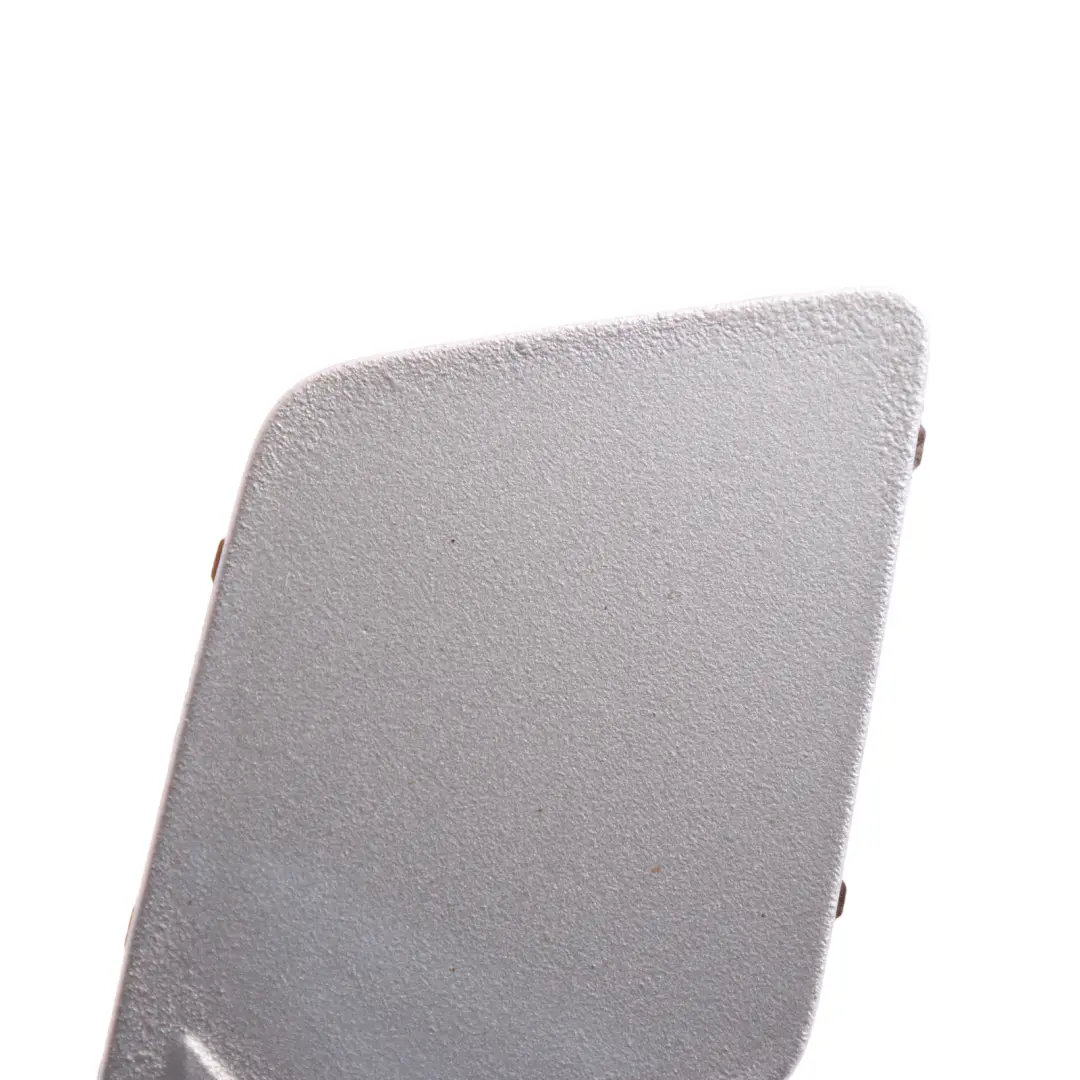 Towing Eye Hook Cover BMW F10 F11 Front Bumper Cap Glacier Silver - A83 to with Part number 8048681 Towing Eye Hook Cover BMW F10 F11 Front Bumper Cap Glacier Silver - A83 - SKU 8048681-GSB - Part number 8048681