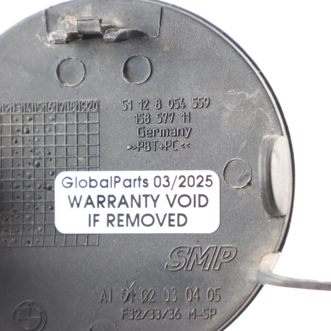 BMW F32 F33 M Sport Pare-Chocs Arrière Trappe Carbone Noir - SKU 8054559-CAR - Numéro de pièce 8054559