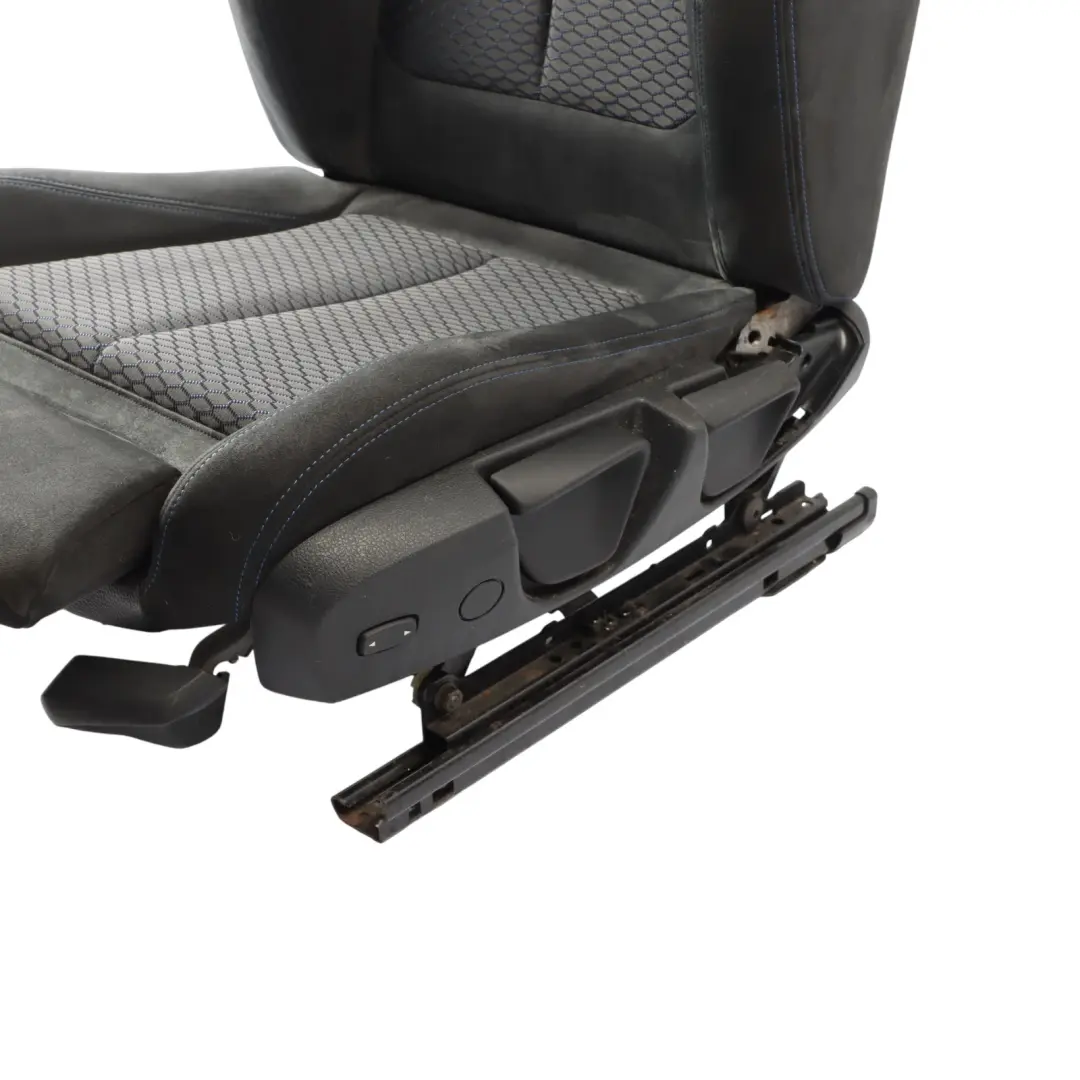 Front Left Sport Seat N/S Cloth Hexagon Alcantara Anthracit to BMW F20 M Sport with Part number 8055047 BMW F20 M Sport Front Left Sport Seat N/S Cloth Hexagon Alcantara Anthracit - SKU 8055047-3 - Part number 8055047