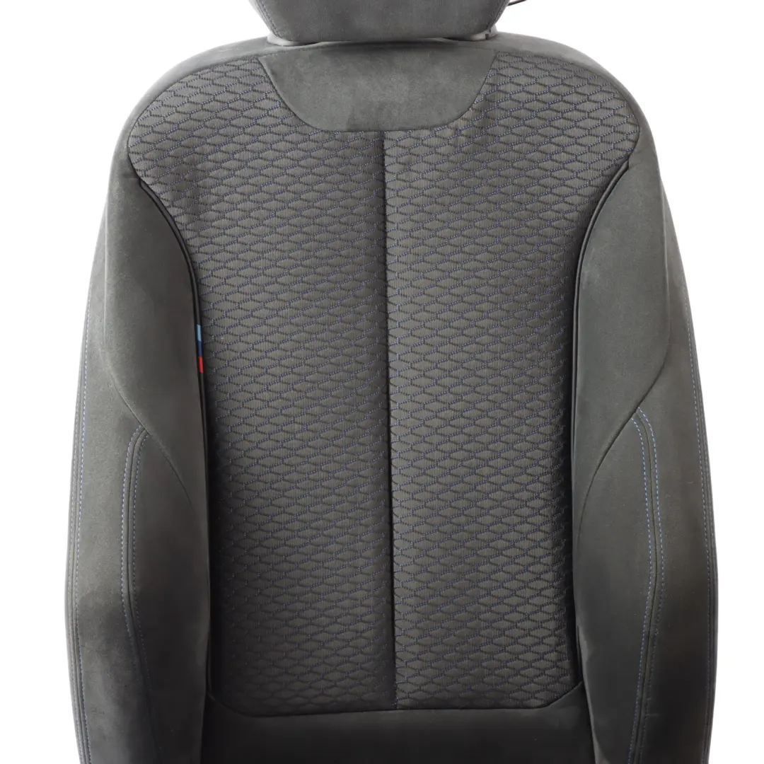 Sedile anteriore sinistro Tessuto Hexagon Alcantara Antracite per BMW F20 M Sport con numero di parte 8055047 BMW F20 M Sport Sedile anteriore sinistro Tessuto Hexagon Alcantara Antracite - SKU 8055047-3 - Numero di parte 8055047