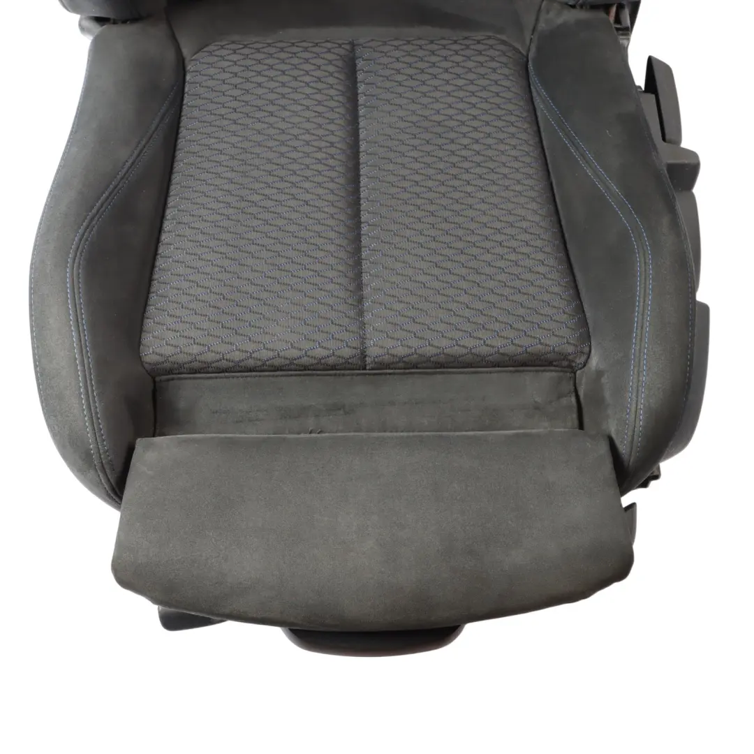 Front Left Sport Seat N/S Cloth Hexagon Alcantara Anthracit to BMW F20 M Sport with Part number 8055047 BMW F20 M Sport Front Left Sport Seat N/S Cloth Hexagon Alcantara Anthracit - SKU 8055047-3 - Part number 8055047