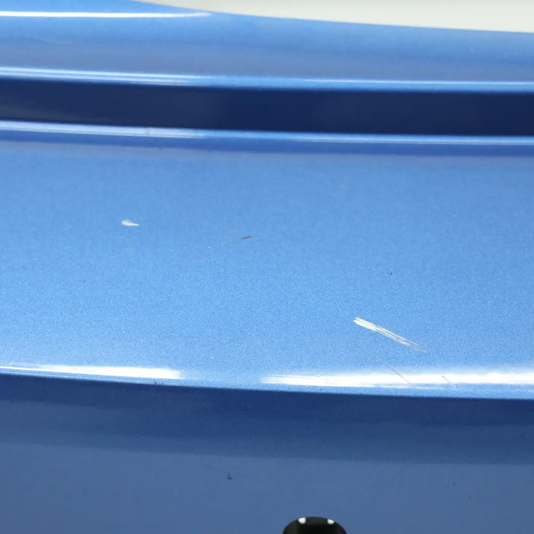 Bumper Rear Trim Panel M Sport Estoril Blue Metallic - B45 to BMW F22 F23 with Part number 8055965 BMW F22 F23 Bumper Rear Trim Panel M Sport Estoril Blue Metallic - B45 - SKU 8055965-EB - Part number 8055965
