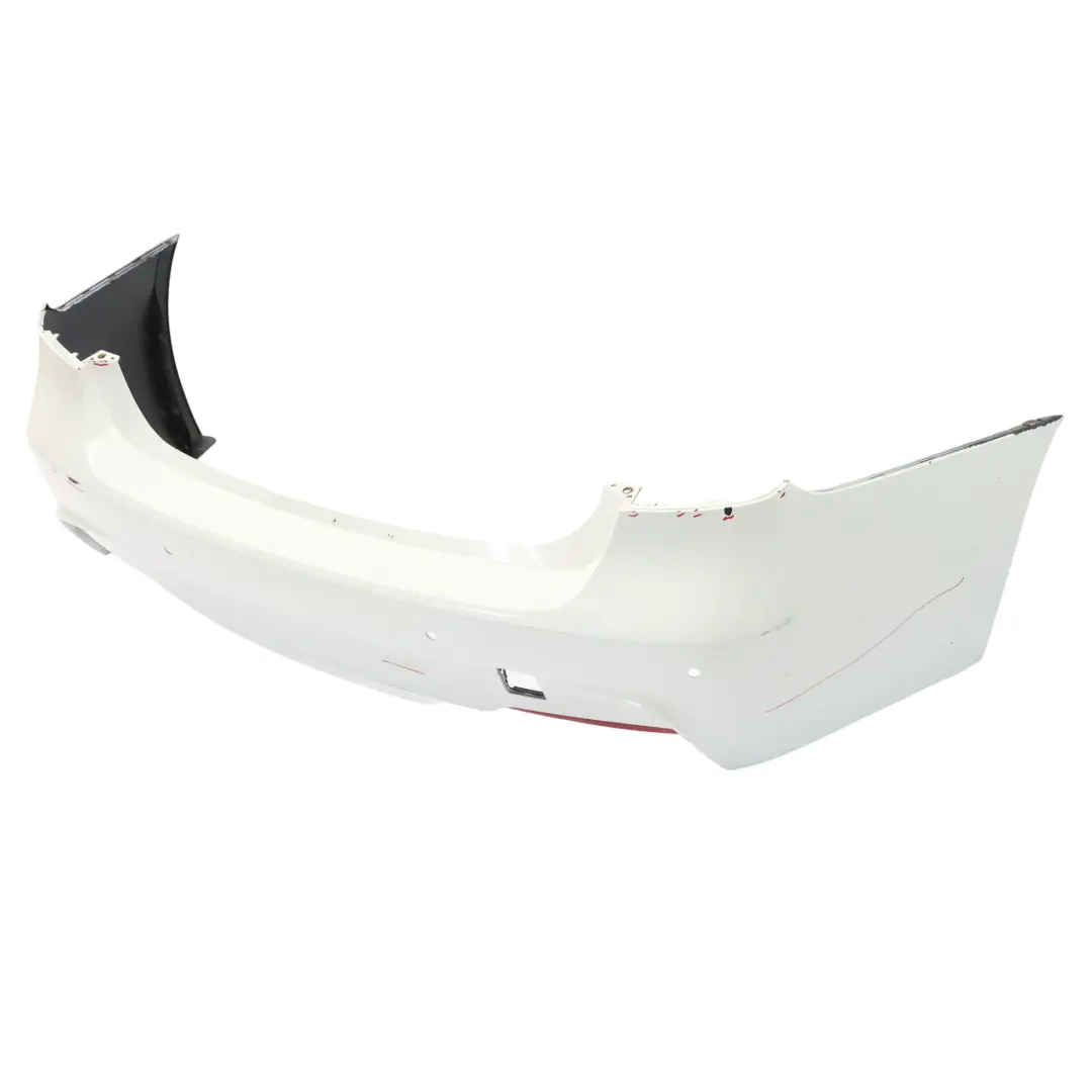 BMW F30 M Sport Paraurti Posteriore PDC Alpinweiss 3 Alpine White - 300 - SKU 8056497-AW1 - Numero di parte 8056497
