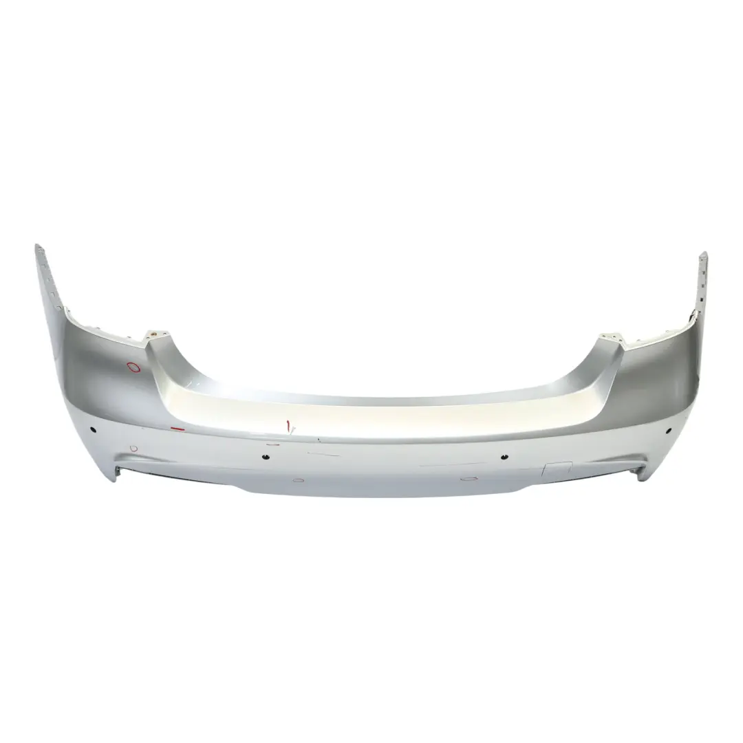 BMW F30 M Sport Rear Bumper Trim Panel PDC Glaciersilber Glacier Silver - A83 - SKU 8056497-GSB - Part number 8056497