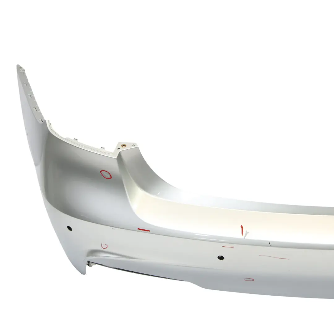Bumper Trim Panel PDC Glaciersilber Glacier Silver - A83 to BMW F30 M Sport Rear with Part number 8056497 BMW F30 M Sport Rear Bumper Trim Panel PDC Glaciersilber Glacier Silver - A83 - SKU 8056497-GSB - Part number 8056497