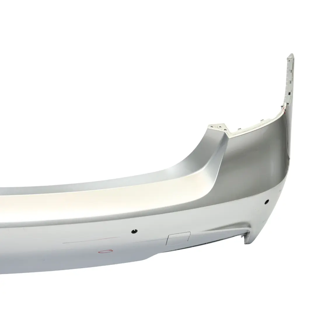 BMW F30 M Sport Rear Bumper Trim Panel PDC Glaciersilber Glacier Silver - A83 - SKU 8056497-GSB - Part number 8056497