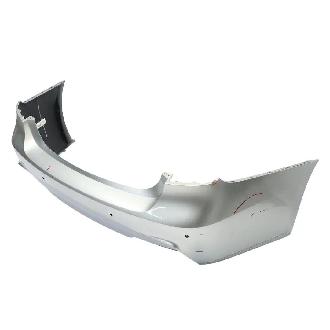 BMW F30 M Sport Rear Bumper Trim Panel PDC Glaciersilber Glacier Silver - A83 - SKU 8056497-GSB - Part number 8056497