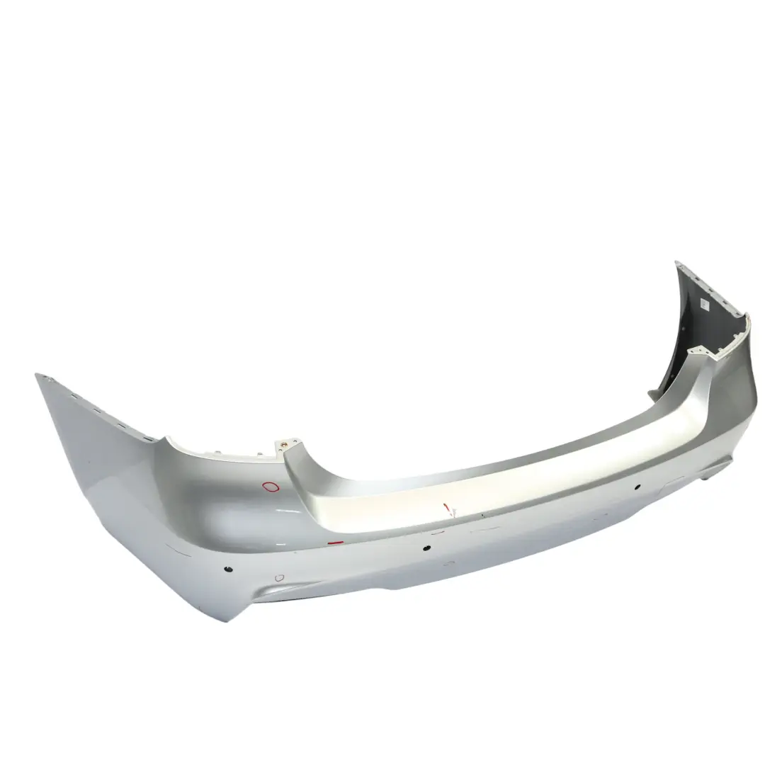 BMW F30 M Sport Rear Bumper Trim Panel PDC Glaciersilber Glacier Silver - A83 - SKU 8056497-GSB - Part number 8056497