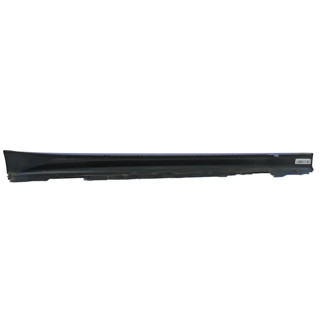 BMW F30 F31 Seitenschweller M Sport Schwellerleiste Links Estoril Blau - B45 - SKU 8056579-EB2 - Teilenummer 8056579
