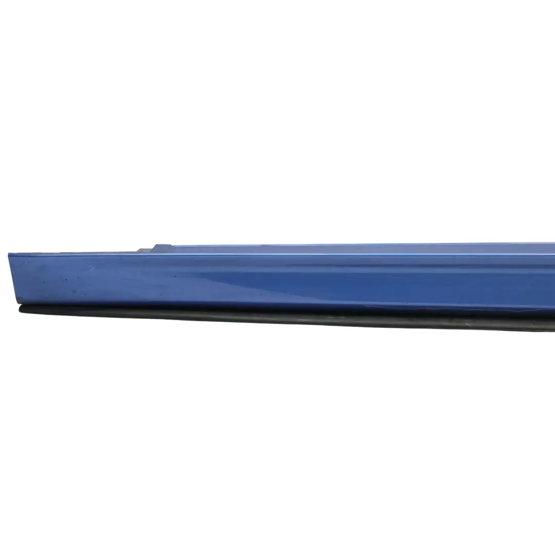 Side Skirt M Sport Sill Strip Left N/S Estoril Blue Metallic - B45 to BMW F30 F31 with Part number 8056579 BMW F30 F31 Side Skirt M Sport Sill Strip Left N/S Estoril Blue Metallic - B45 - SKU 8056579-EB2 - Part number 8056579