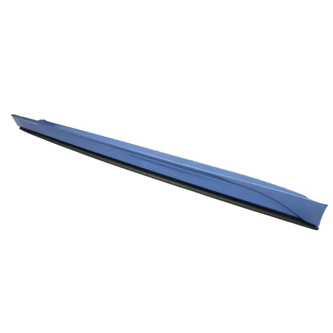 Side Skirt M Sport Sill Strip Left N/S Estoril Blue Metallic - B45 to BMW F30 F31 with Part number 8056579 BMW F30 F31 Side Skirt M Sport Sill Strip Left N/S Estoril Blue Metallic - B45 - SKU 8056579-EB2 - Part number 8056579