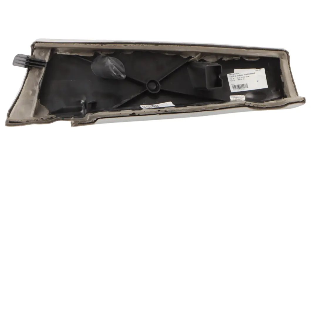 Finisher Panelling Cover Leather Grey Left N/S to BMW F83 M4 Rear Seat with Part number 8058143 BMW F83 M4 Rear Seat Finisher Panelling Cover Leather Grey Left N/S - SKU 8058143 - Part number 8058143