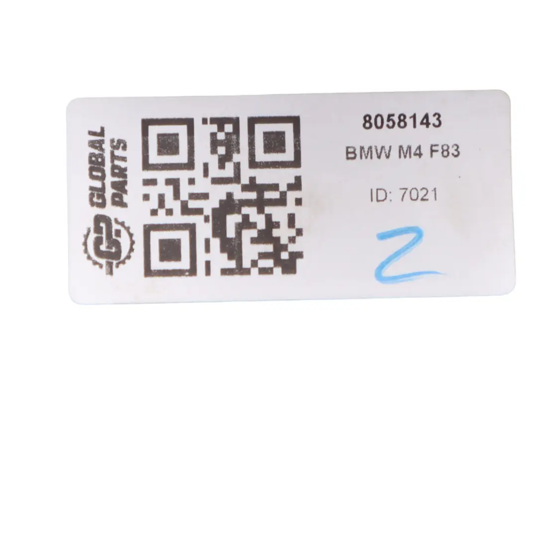 Finisher Panelling Cover Leather Grey Left N/S to BMW F83 M4 Rear Seat with Part number 8058143 BMW F83 M4 Rear Seat Finisher Panelling Cover Leather Grey Left N/S - SKU 8058143 - Part number 8058143