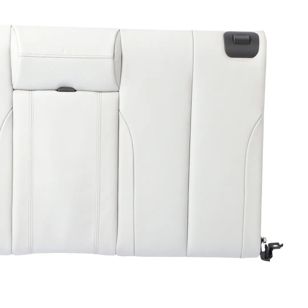 Backrest Bench Covering Back Rest Leather Silvertone Grey to BMW M4 F83 Rear Seat with Part number 8058198 BMW M4 F83 Rear Seat Backrest Bench Covering Back Rest Leather Silvertone Grey - SKU 8058198 - Part number 8058198