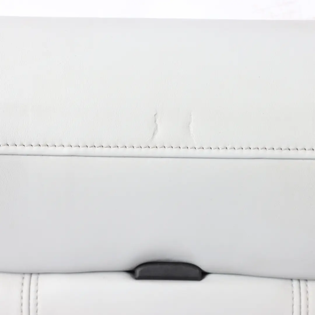BMW M4 F83 Rear Seat Backrest Bench Covering Back Rest Leather Silvertone Grey - SKU 8058198 - Part number 8058198