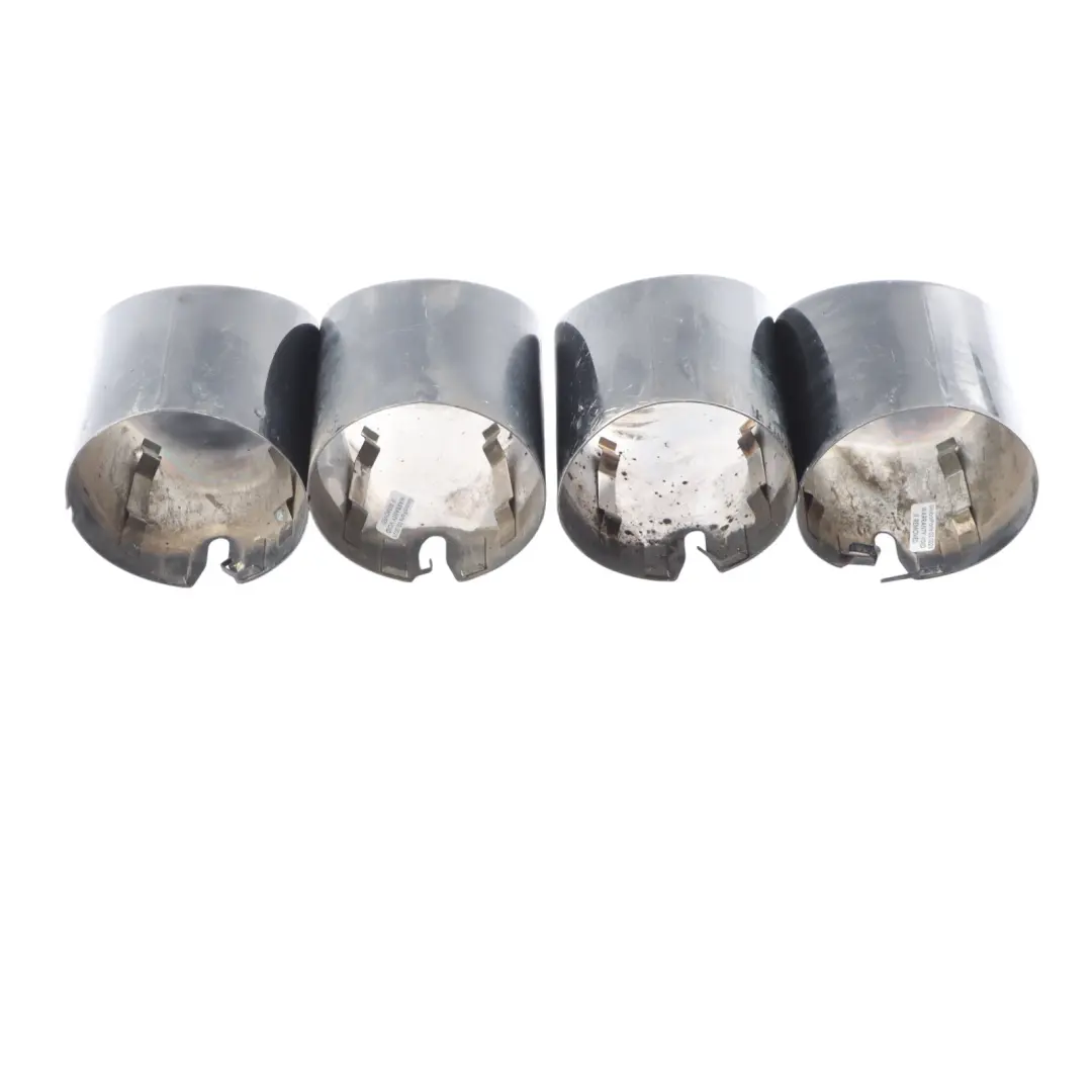 Exhaust Tailpipe Black Chrome Tip Set to BMW X3 F01 X4 F98 Rear with Part number 8058651 BMW X3 F01 X4 F98 Rear Exhaust Tailpipe Black Chrome Tip Set - SKU 8058651-1 - Part number 8058651