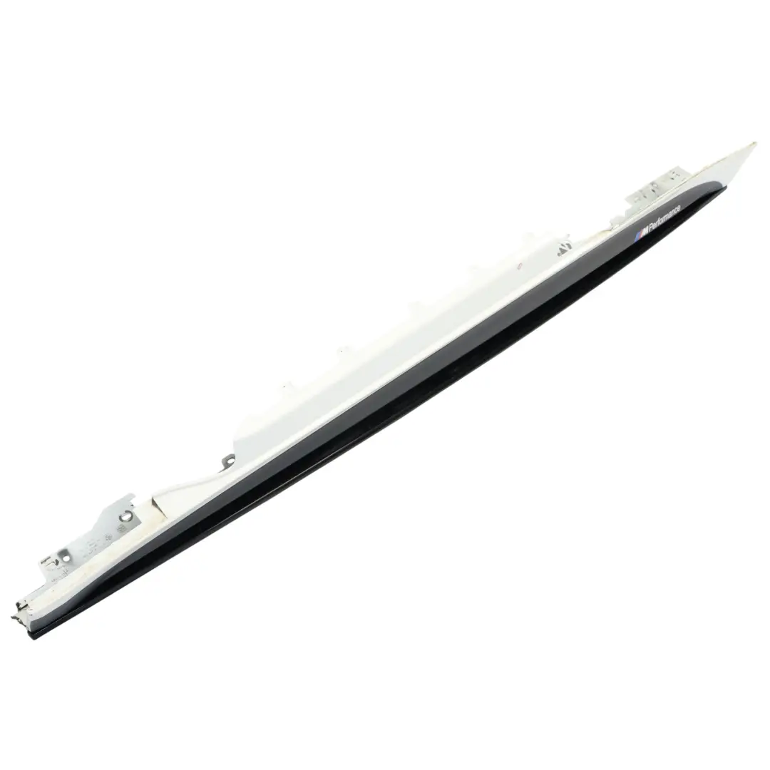BMW F32 F33 Faldón Lateral M Sport Listón de umbral Izquierdo Alpinweiss - 300 - SKU 8060847-AW4 - Número de pieza 8060847