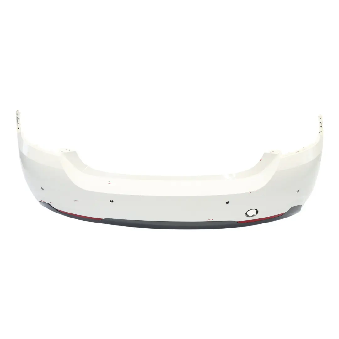 BMW F32 F33 M Sport Rear Bumper Trim Panel PDC Alpinweiss Alpine White - 300 - SKU 8060889-AW9 - Part number 8060889