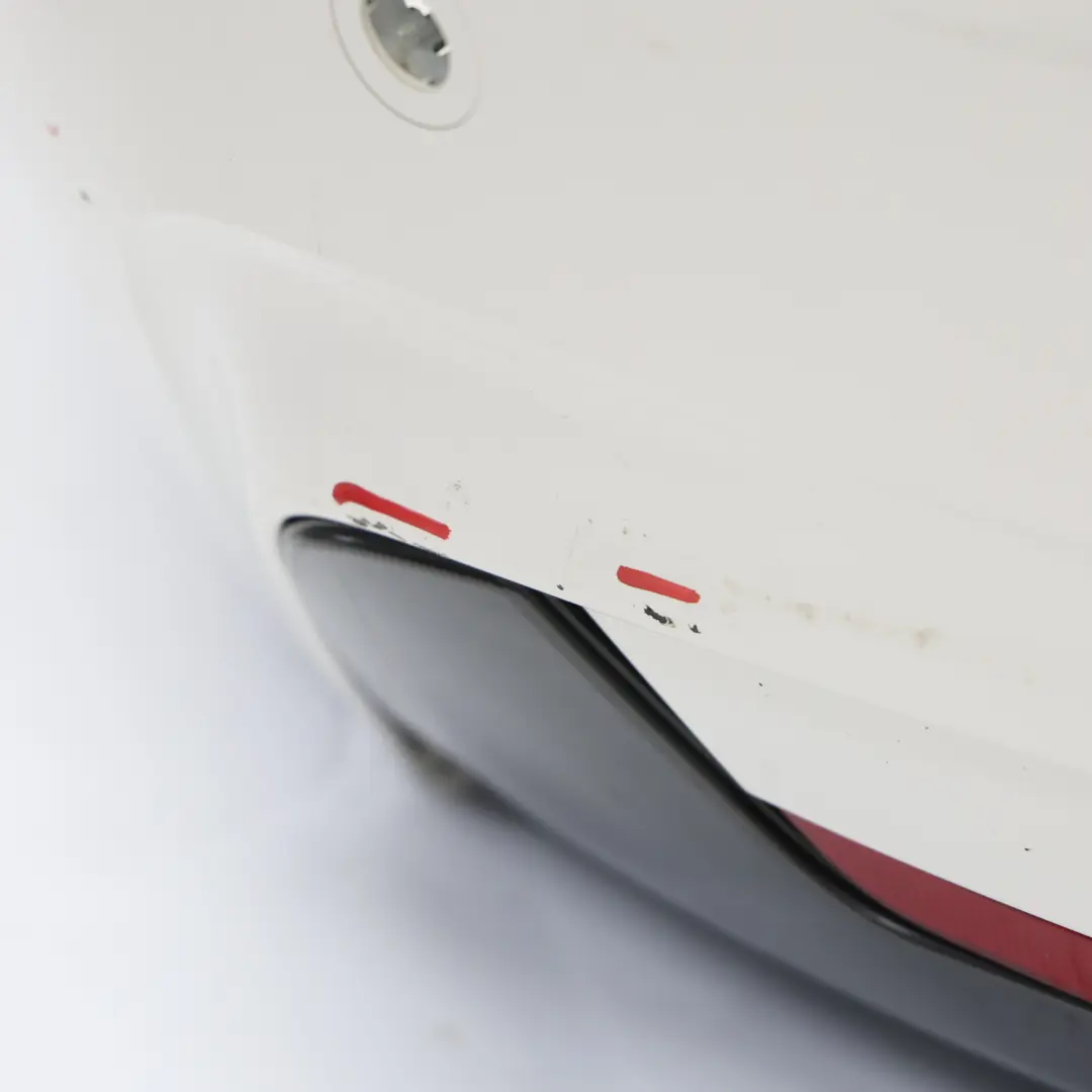 BMW F32 F33 M Sport Rear Bumper Trim Panel PDC Alpinweiss Alpine White - 300 - SKU 8060889-AW9 - Part number 8060889