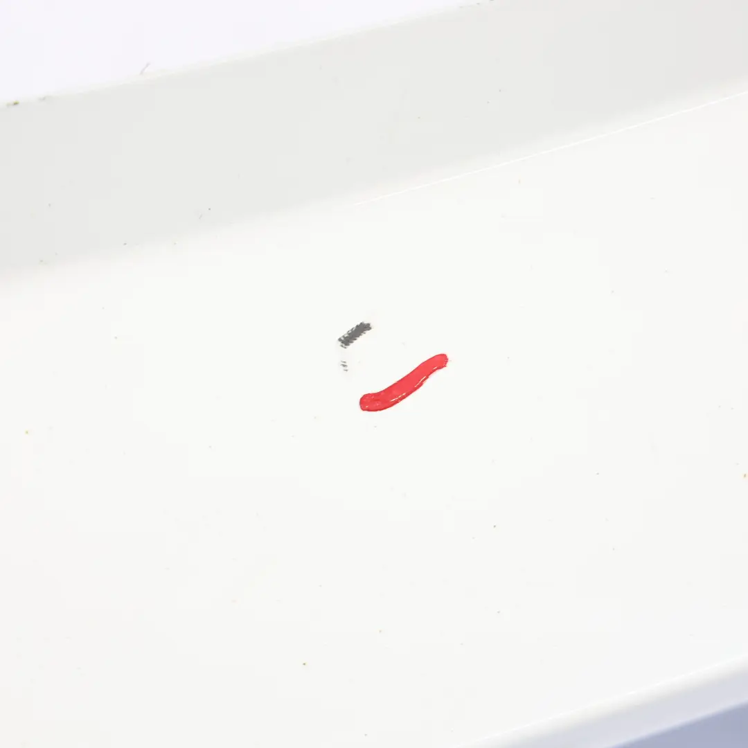 BMW F32 F33 M Sport Rear Bumper Trim Panel PDC Alpinweiss Alpine White - 300 - SKU 8060889-AW9 - Part number 8060889