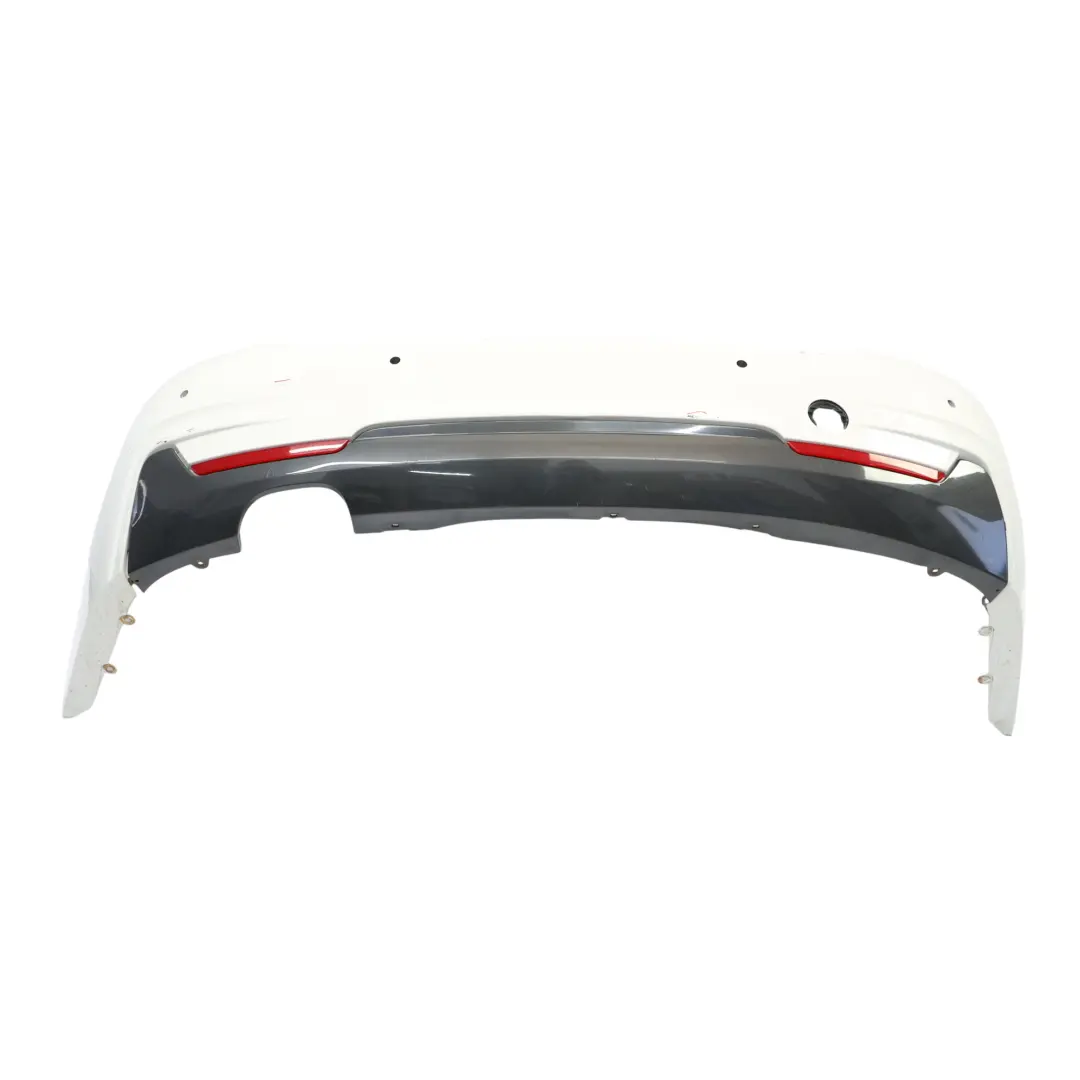 BMW F32 F33 M Sport Rear Bumper Trim Panel PDC Alpinweiss Alpine White - 300 - SKU 8060889-AW9 - Part number 8060889