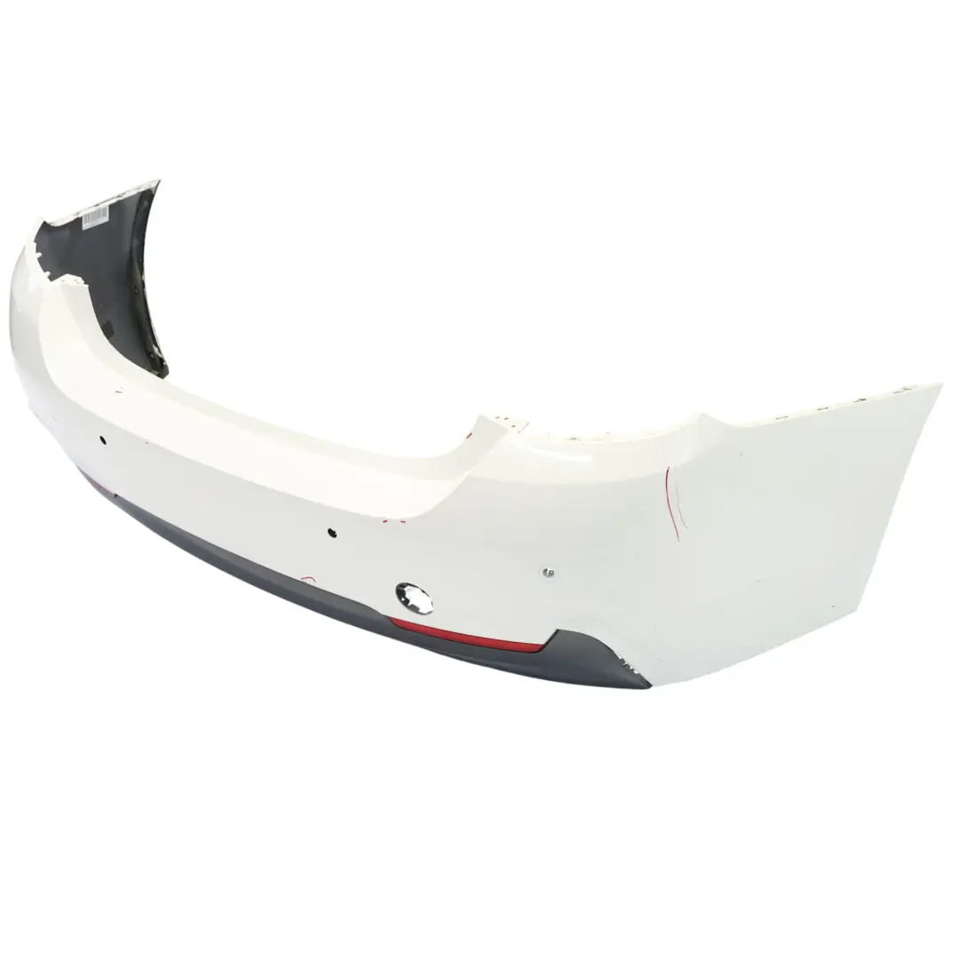 BMW F32 F33 M Sport Rear Bumper Trim Panel PDC Alpinweiss Alpine White - 300 - SKU 8060889-AW9 - Part number 8060889