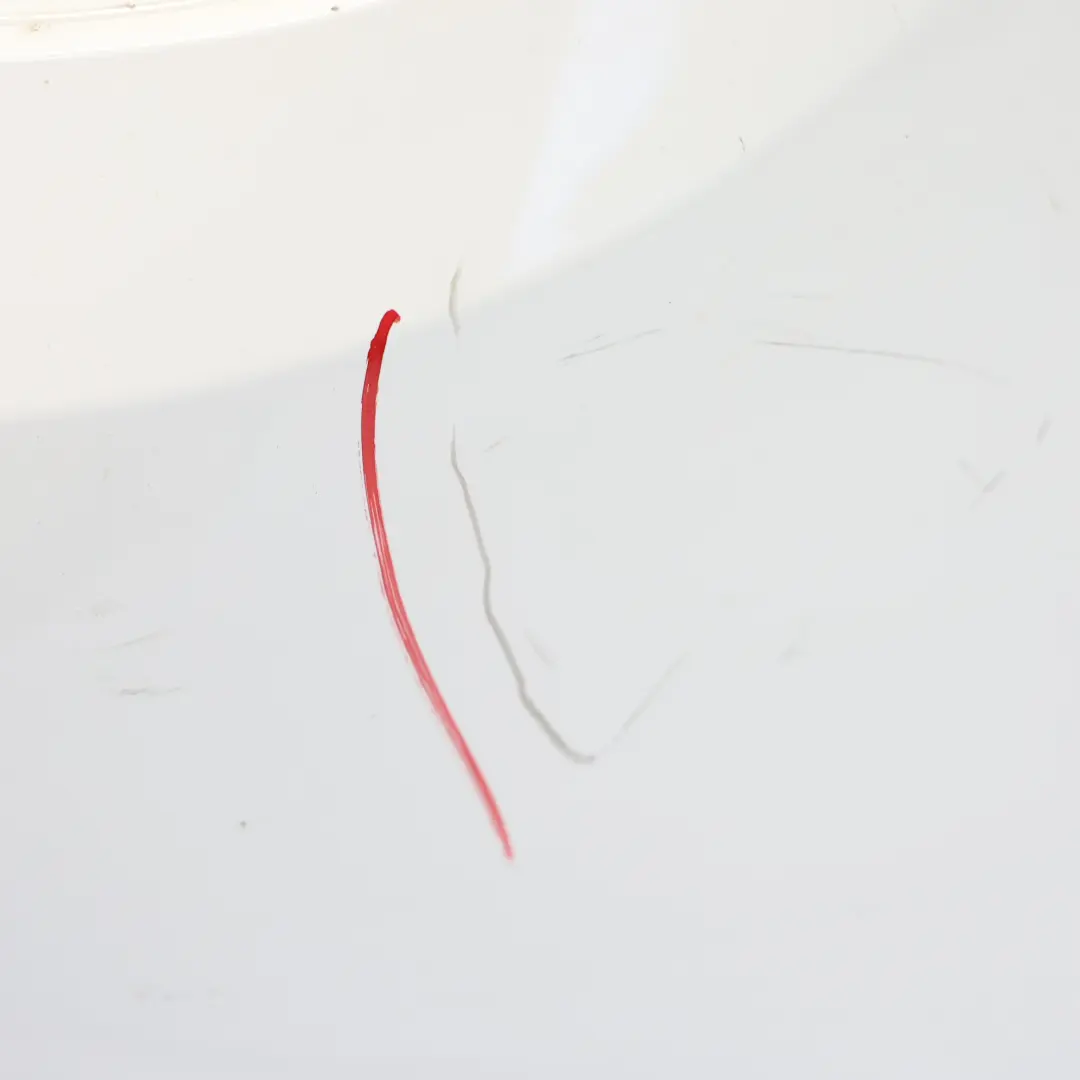 BMW F32 F33 M Sport Rear Bumper Trim Panel PDC Alpinweiss Alpine White - 300 - SKU 8060889-AW9 - Part number 8060889