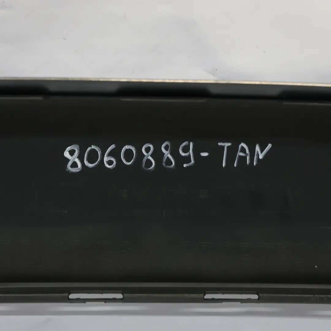 BMW F32 F33 M Sport Rear Bumper Trim Panel Tanzanite Blue Metallic - X10 - SKU 8060889-TAN - Part number 8060889