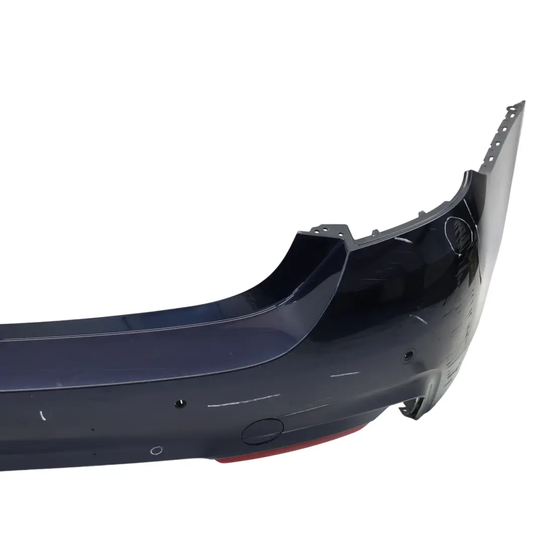 Bumper Trim Panel Tanzanite Blue Metallic - X10 to BMW F32 F33 M Sport Rear with Part number 8060889 BMW F32 F33 M Sport Rear Bumper Trim Panel Tanzanite Blue Metallic - X10 - SKU 8060889-TAN - Part number 8060889