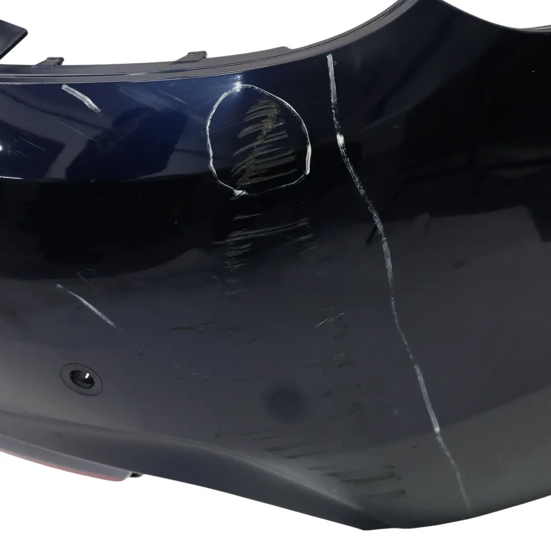 BMW F32 F33 M Sport Rear Bumper Trim Panel Tanzanite Blue Metallic - X10 - SKU 8060889-TAN - Part number 8060889