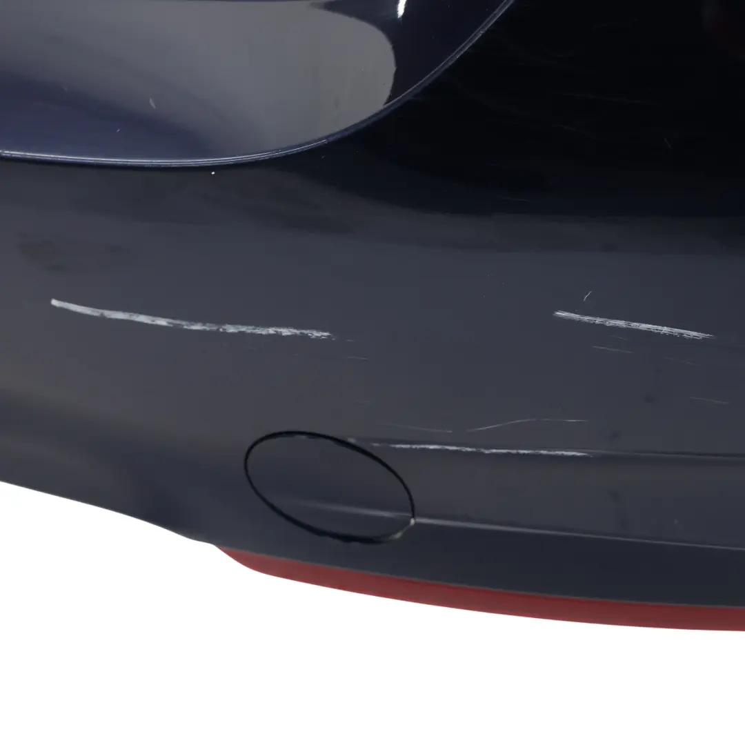 BMW F32 F33 M Sport Rear Bumper Trim Panel Tanzanite Blue Metallic - X10 - SKU 8060889-TAN - Part number 8060889