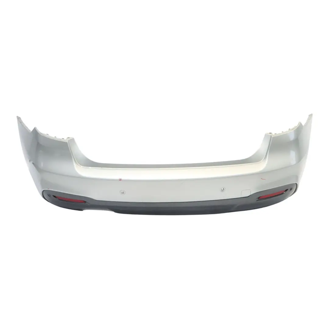 Bumper Trim Panel M Sport PDC Glacier Silver Metallic - A83 to BMW F34 Rear with Part number 8061550 BMW F34 Rear Bumper Trim Panel M Sport PDC Glacier Silver Metallic - A83 - SKU 8061550-GSB - Part number 8061550