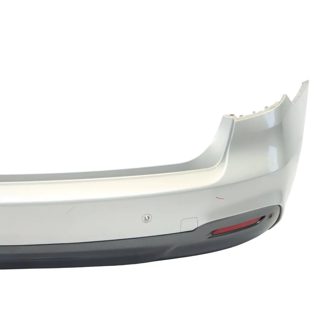 Bumper Trim Panel M Sport PDC Glacier Silver Metallic - A83 to BMW F34 Rear with Part number 8061550 BMW F34 Rear Bumper Trim Panel M Sport PDC Glacier Silver Metallic - A83 - SKU 8061550-GSB - Part number 8061550