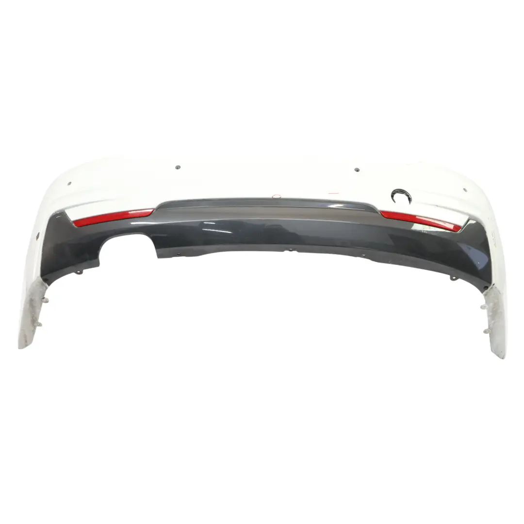 Bumper M Sport Trim Panel PDC Alpinweiss 3 White - 300 to BMW F36 Rear with Part number 8062246 BMW F36 Rear Bumper M Sport Trim Panel PDC Alpinweiss 3 White - 300 - SKU 8062246-AW - Part number 8062246