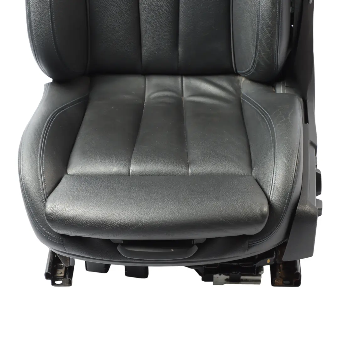  Vordersitz BMW F33 Cabrio Links M Sport Leder Schwarz Kontrast Blau Beheizt - SKU 8062619-1 - Teilenummer 8062619